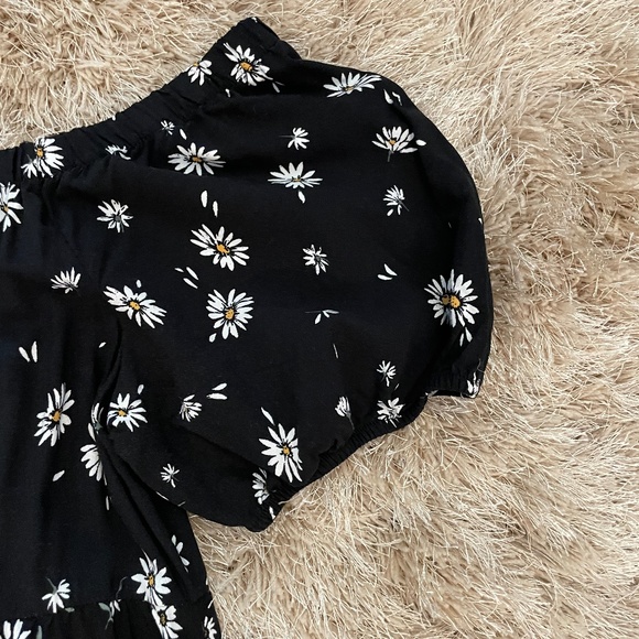 Maurices Daisy Print Sundress, M, Black, EUC - Picture 7 of 7